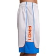 thumbnail image 4 of AND1 Men's and Big Men's All Court Colorblock Short, 11" inseam, up to Size 5XL, 4 of 6