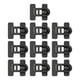thumbnail image 3 of 10 Uds Cerraduras De Seguridad Para Niños Cerraduras De Horno Para Puerta Corredera Dormitorio Guardería Negro, 3 of 8