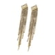 thumbnail image 3 of Pendientes de diamantes de imitación Sunnimix para mujer oro, 3 of 7