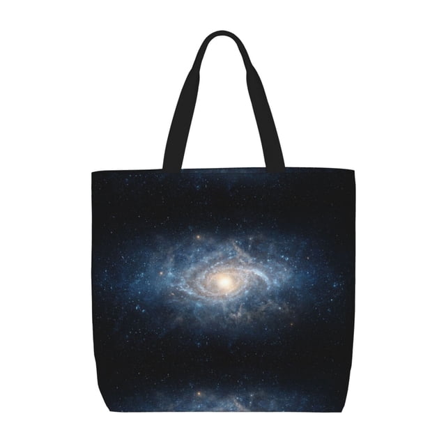 Balery The Galaxy Bolsa de Mano para Mujeres con Cremallera, Bolsa de Gimnasio con Compartimentos, Bolsa para Laptop, Bolsa para Trabajo