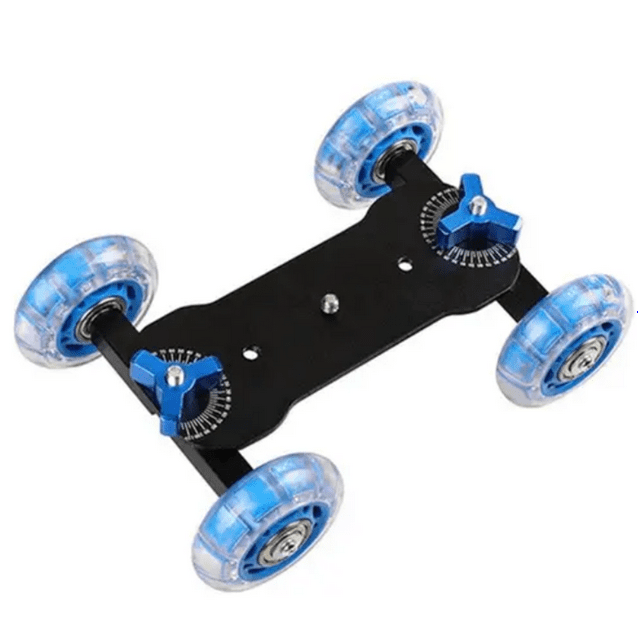 Mobile Rolling Sliding Dolly Stabilizer Skater Slider Articulating Magic Arm Camera Rail Stand Photography Car For Camera