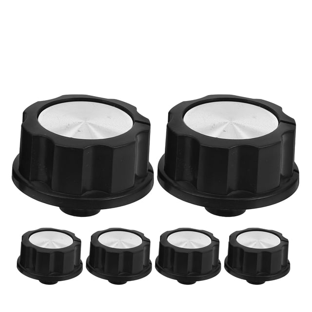 Miangastore 6pcs Air Fryer Oven Pressure Cooker Switch Button Timer Knob Replacement for BBQ Grill Kitchen Restaurant Office