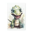 thumbnail image 2 of Watercolor T-Rex Painting 2 - Nursery Collection - Bedtime Stories, 2 of 7