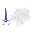 thumbnail image 1 of Pinza desechable para cordón umbilical de cerdo, 100 piezas Pinza para cordón umbilical de cerdo Pinza para cordón umbilical para producción ganadera Pinza par, 1 of 12