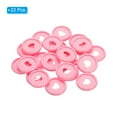 thumbnail image 3 of Uxcell 24mm Plastic Book Binding Discs Discbound Expansion Discs Heart Binder Rings, Pink 22 Pack, 3 of 6