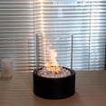 thumbnail image 3 of Big Portable Bio-Ethanol Fireplace for Home Patio Garden(Black Base), 3 of 12