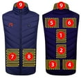 thumbnail image 2 of guisaled Heated Vest for Men, Battery Pack Not Included Heated Puffer Vest Lightweight Warm Softshell Quilted Heated Vest, 2 of 4