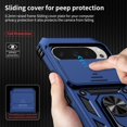thumbnail image 4 of for Google Pixel 9 Pro XL Case with Camera Lens Cover, HD Screen Protector, 10 FT Military Grade Drop Protection, Magnetic Ring Holder Kickstand Protective Phone Case, Navy Blue, 4 of 13
