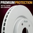 thumbnail image 4 of Metrix Premium Chassis Parts -2 PC Front Coated Vented Brake Rotor Fits Nissan Rogue Sport,Nissan Rogue,Nissan Leaf,Replacement 09.C545.11,Made in Europe, 4 of 9