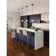 thumbnail image 3 of KFI Studios Jive Barstool, Natural Wood Back, Fudge Seat, 3 of 3