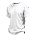 thumbnail image 3 of T-Shirts à Manches Courtes en Tricot pour Garçons, Col Rond Uni, Hauts d'Été Décontractés, 3-14 Ans, 3 of 5
