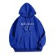 thumbnail image 5 of MHFRRA Sudadera con Capucha y Estampado de Letras para Uso Informal Jersey Elegante y Cómodo para Uso Diario Ideal para Actividades Al Aire Libre y Relajación Azul, 5 of 5