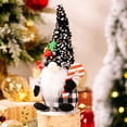 thumbnail image 4 of Bewildely Navidad muñeca sin rostro Bar Café Festival fiesta sala de estar chimenea sofá decoración ornamento regalos de cumpleaños niños Kits de decoración para fiestas Negro Bewildely HA069294-02, 4 of 6