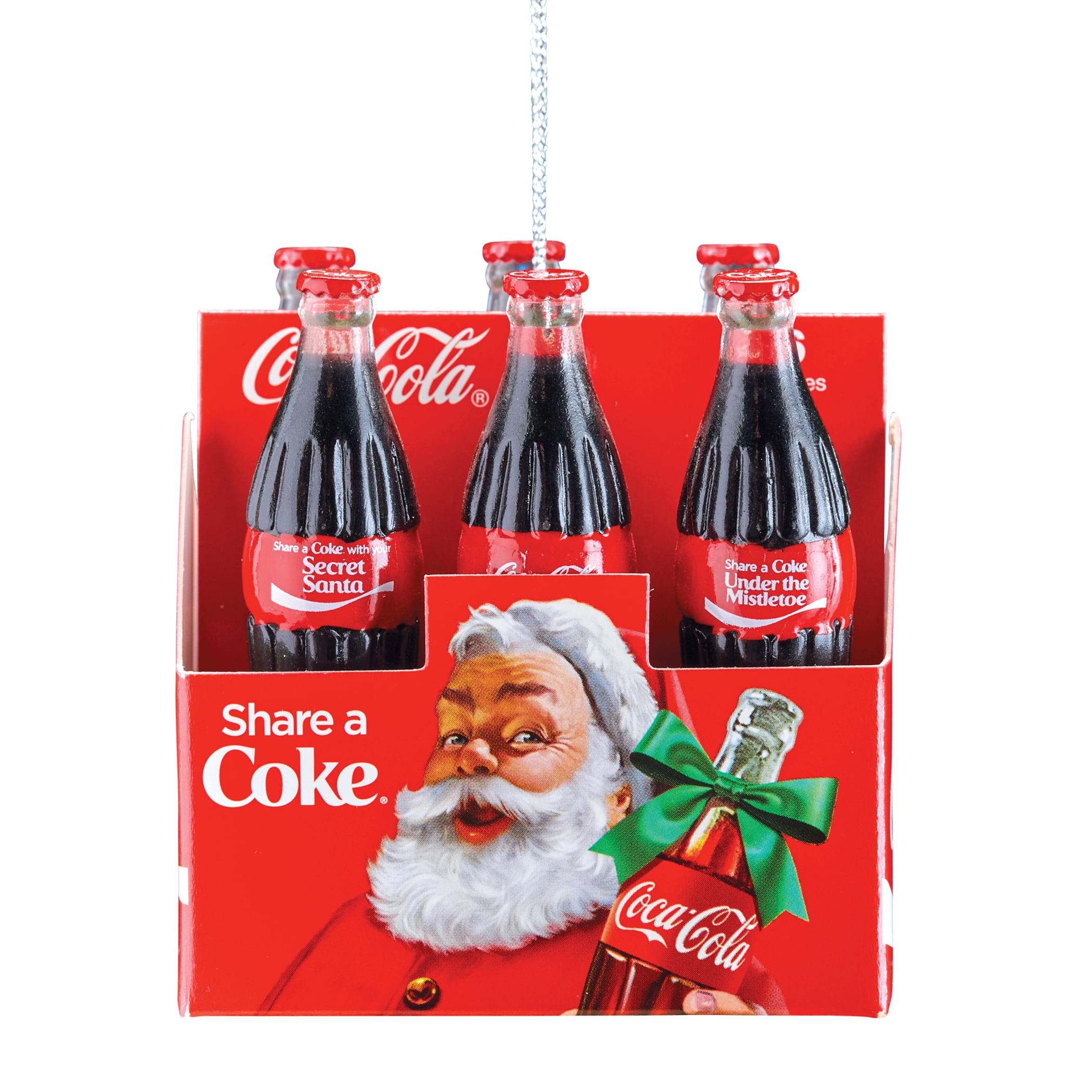 Coke Blown Glass Drug Store Christmas Ornament Coca Cola 