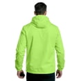 thumbnail image 5 of Unisex Reflective Zip-Up Hoodie with Storage Pouch - Lightweight Quick-Dry Windbreaker Jacket for Running, Cycling & Fishing, Breathable UV Sun Protection Sportswear Fluorescent Green XXL, 5 of 9
