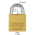 thumbnail image 4 of Abus 55/25KA 5253 Brass Body Padlock, Keyed Alike 5253, 4 of 5