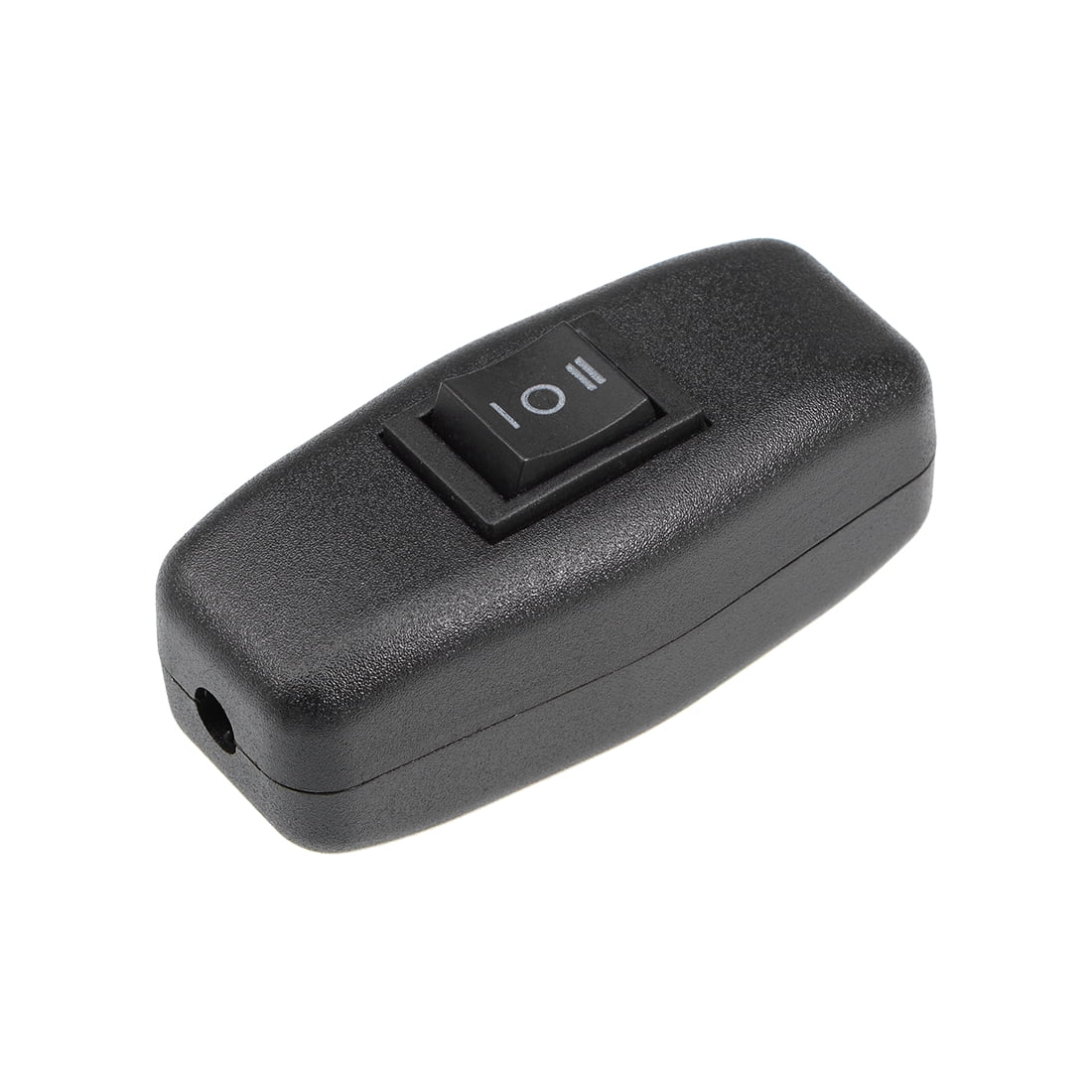 Uxcell AC 250V 3A On-Off-On Inline Cord Switch Black for Desk Lamp ...