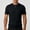 Black, variant on Men's Short Sleeve T-Shirt Summer Loose Casual Thin Breathable Crew Neck Top Soft Polyester Relaxed Fit for Beach Vacation Work Daily Wear Mens Fashion