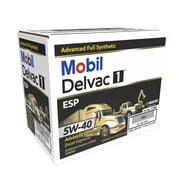Mobil Delvac 1 ESP Heavy Duty Full Synthetic Diesel Engine Oil 5W-40, 1 Gallon (Pack of 3)
