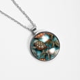 thumbnail image 4 of Turtle Women's Glass Circular Pendant Necklace, 4 of 5