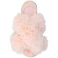 thumbnail image 5 of Journee Women's Skylah Soft Plush Open Toe Crisscross Strap Cushioned Slippers, 5 of 10