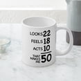 thumbnail image 5 of CafePress - That Makes Me 50 - 20 Oz White Ceramic Mega Mug, 5 of 5