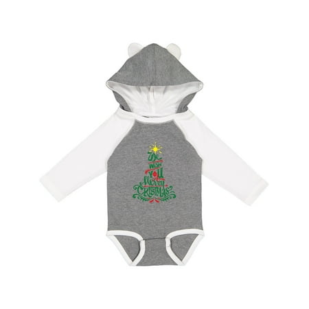 

Inktastic We Wish You A Merry Christmas Gift Baby Boy or Baby Girl Long Sleeve Bodysuit