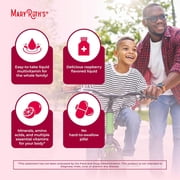 MaryRuths Liquid Morning Multivitamin Raspberry Adults and Kids, General Health and Wellness, Immune Support, Overall Health, Vegan, 8-Pack 1 oz