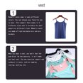 thumbnail image 3 of Guardurnaity Chaleco de algodón para mujer, ropa recortada de moda de punto, camiseta transpirable fresca, camisas de fondo exterior de primavera, Prendas para la parte del cuerpo Azul oscuro SG Guardurnaity AP010463-46B, 3 of 6