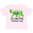 thumbnail image 3 of Inktastic Yellowstone National Park Mountains and Bear Shape Boys or Girls Toddler T-Shirt, 3 of 5