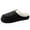 Black, variant on Slippers for Women Men Indoor and Outdoor with Fleece Lined Casual Cozy Warm Winter Fleece Lined Fuzzy Scuff Suede Clogs Slides Slip-On Booties Wide Width