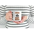 thumbnail image 2 of Coffee Right Meow feat. Cat Paw Print White Ceramic Coffee & Tea Mug (11oz), 2 of 6