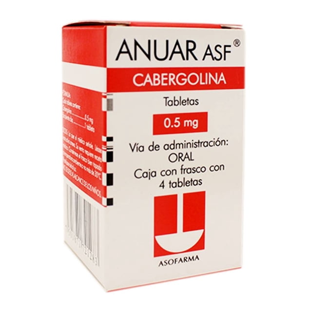 Anuar ASF .5 mg 4 tabletas