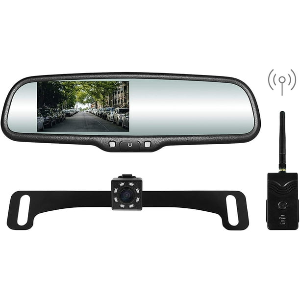 Master Tailgaters OEM Rear View Mirror with 4.3” LCD Screen with
