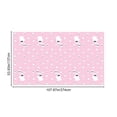 thumbnail image 3 of Halloween Ghost Themed Party Tablecloth Black and Pink Festive Fabric Cover for Holiday Gathering Decor, 3 of 6