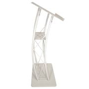 Kingdom Large Curved Metal Lectern - The Perfect Podium for Any Presentation