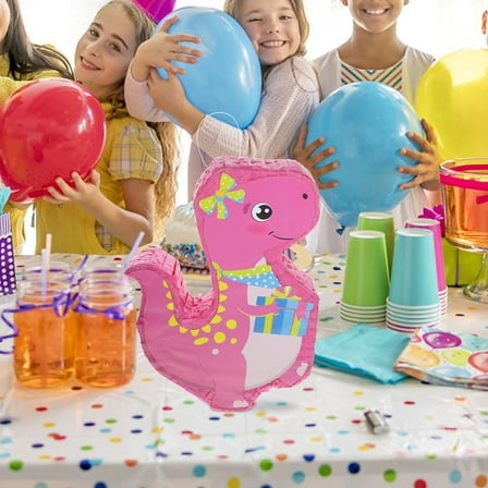 Raindrops 1 Set Paper Dinosaur Pinata Cartoon Dinosaur Shaped Candy Filled Pinata with Tassel Rod