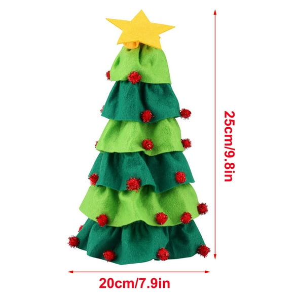 Christmas Tree Decorations Set Christmas Tree Decoration Set Wine Covers for Wine Bottles Christmas Decorations Christmas Tree Ball Five-Star Wine Bottle Set Restaurant Hotel Decoration Props