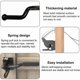 thumbnail image 3 of Garden Gate Lock, Automatic Gravity Latch - Spring Loaded Iron Gate Lock, with Adjustable Cable for Garden Metal Fences Black 11.6x6x4.3, 3 of 4
