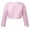 Pink, variant on Alvivi Kids Girls Cardigan Dress Cover Up Long Sleeve Open Front Bolero Shrug Cropped Jacket 3-12