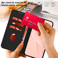 thumbnail image 5 of For Motorola Moto G 5G 2026 / Moto G Play 2026 Vegan Lines Leather Wallet Case with Credit Card Slot Pouch Flip, Magnetic Closure folio design Phone Case Cover by Xpression, Blue, 5 of 9