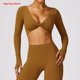 thumbnail image 1 of Camiseta corta para mujer, camisetas deportivas para gimnasio, entrenamiento para correr, Top deportivo de manga larga, camisetas de Yoga para mujer, ropa deportiva con agujero para el pulgar, 1 of 5