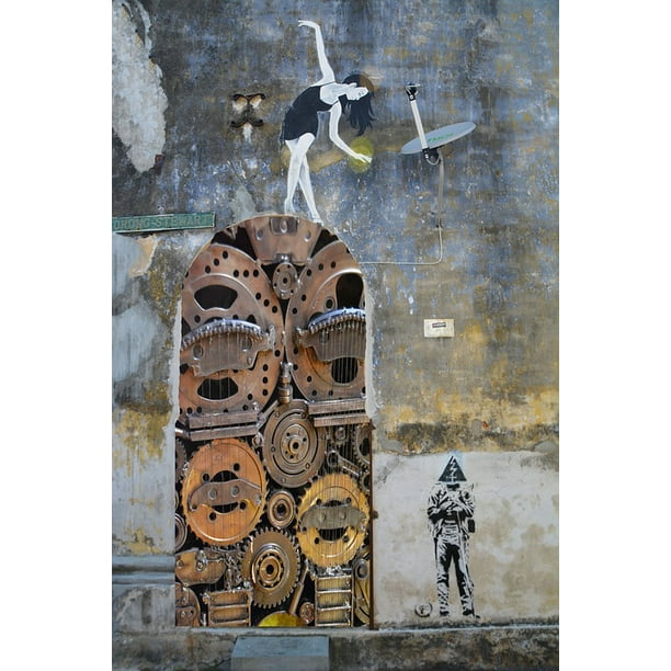 Gears Machine Cogs Steampunk Vintage Mechanical 12 Inch By 18 Inch Laminated Poster With Bright Colors And Vivid Imagery Fits Perfectly In Many Attractive Frames Walmart Com Walmart Com