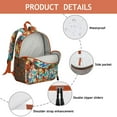 thumbnail image 3 of Constellation Butterfly Student Backpack – Night Sky Pattern with Watercolor Wings and Floral Fantasy Aesthetic Design, 3 of 5