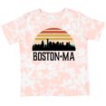 thumbnail image 3 of Inktastic Boston Massachusetts Skyline Sunset Boys or Girls Toddler T-Shirt, 3 of 5