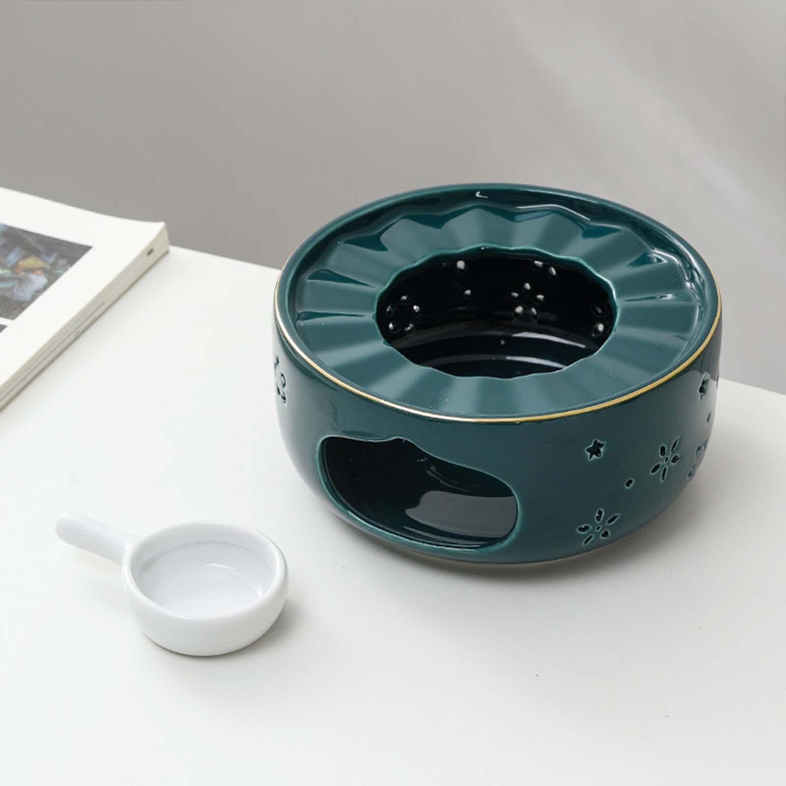 Teapot Warmer Candle Furnace Tealight Heating Burner for Heating Coffee