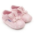 thumbnail image 5 of Toddler Baby Shiny PU Leather Crib Pram Shoes SPANISH Style Girl Rabbit Ear Soft Sole Prewalker Shoes Sandals, 5 of 8