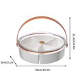 thumbnail image 3 of Hovmgk Portable Snack Platter, Compartmentalized Snack Storage Box with Airtight Lid, Food-Grade Organizer for Travel, Office, Picnics & Road Trips, Large Capacity, Dustproof Design, 3 of 9