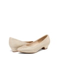 thumbnail image 2 of Zapatos de Tacón Bajo Chunky Mila para Mujer DREAM PAIRS Oro Talla 7.5, 2 of 6