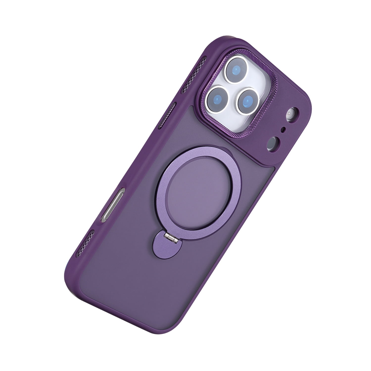 Rotating Stand Case with Magsafe for iPhone 17 Pro - Purple